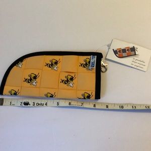 Georgia Tech eyeglass case with bag clip